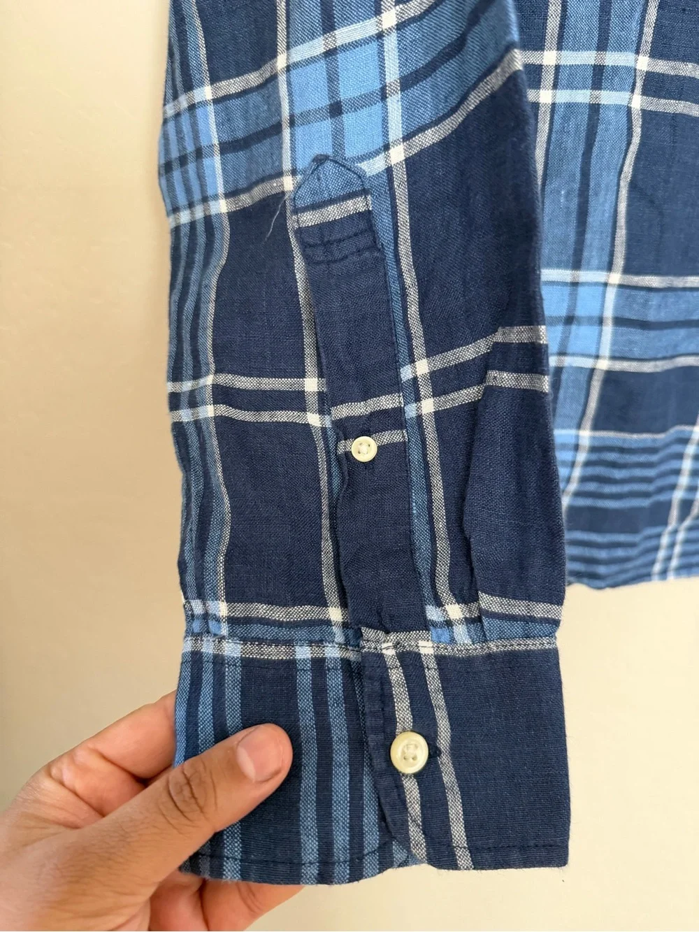 J. Crew lightweight plaid